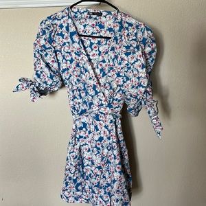 Floral Zara wrap dress